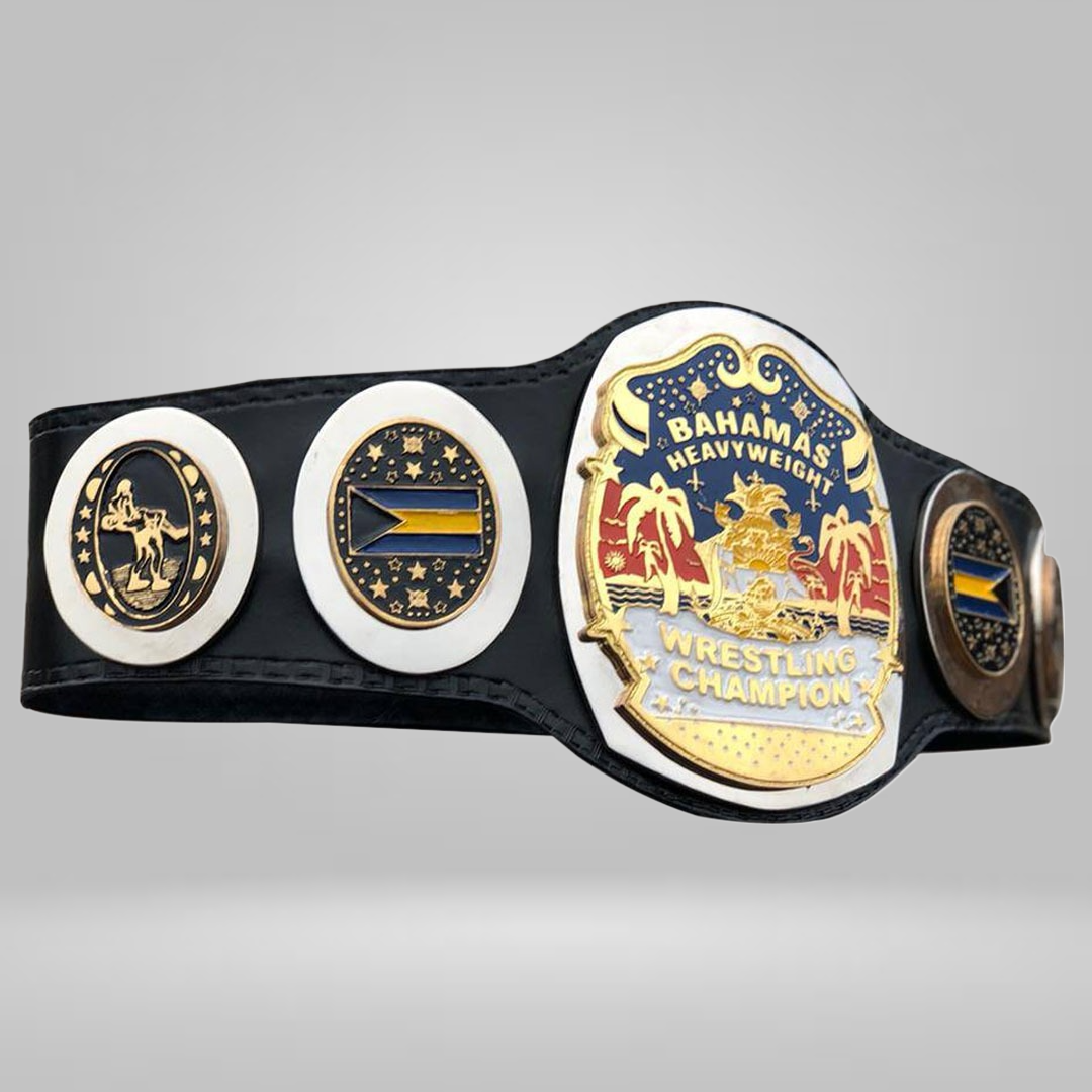 NWA Bahamas Bahamian Heavyweight Wrestling Champion Belt Islands Florida Championship - image 2 | DASH RACEGEAR