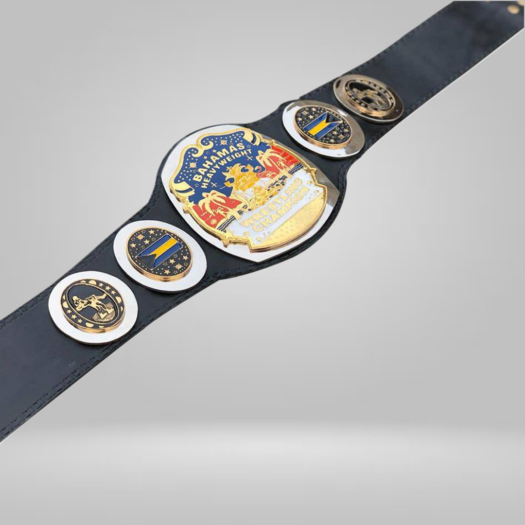 NWA Bahamas Bahamian Heavyweight Wrestling Champion Belt Islands Florida Championship - image 6 | DASH RACEGEAR