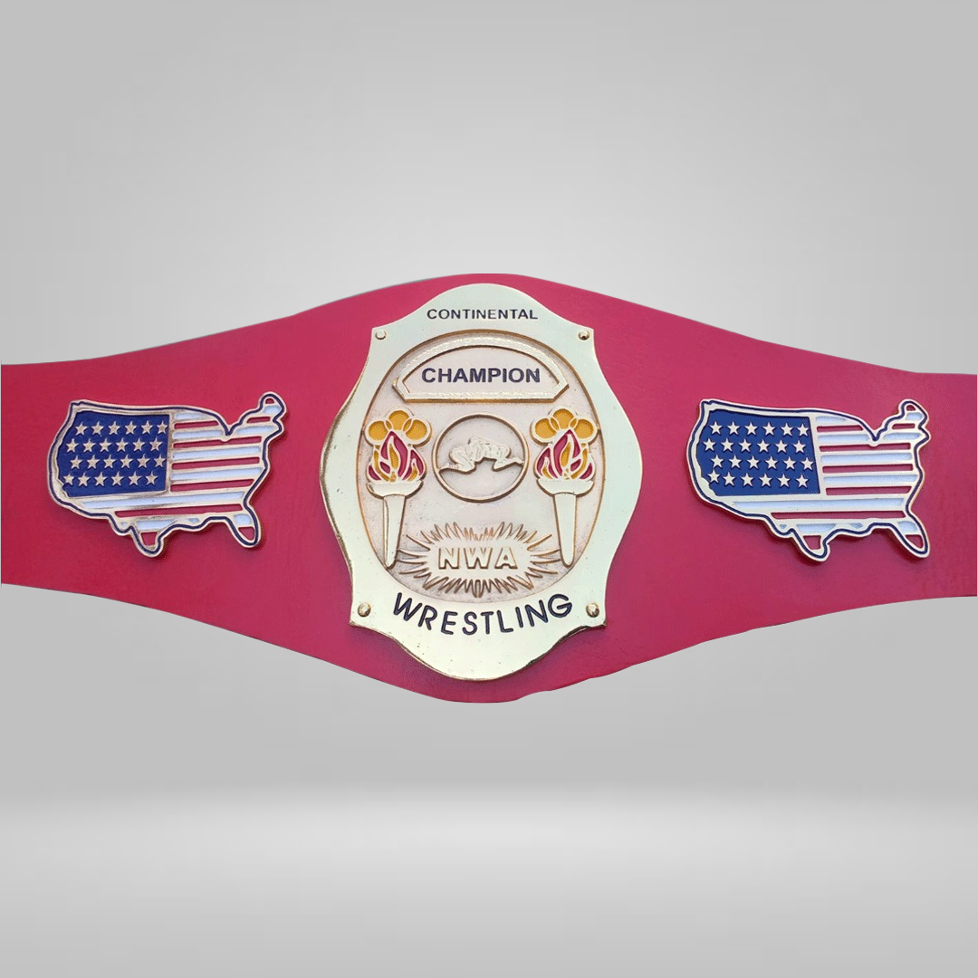 NWA Continental USA Heavyweight Wrestling Champion Belt - image 1 | DASH RACEGEAR