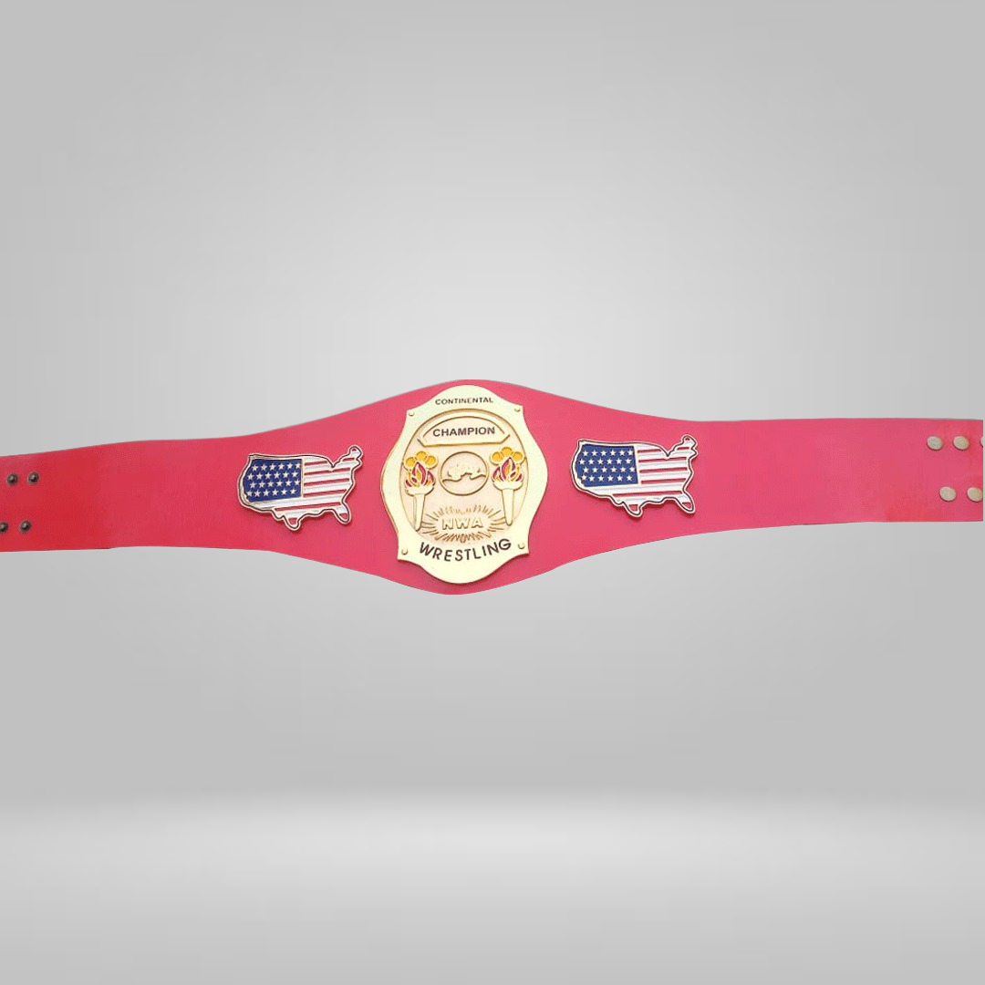 NWA Continental USA Heavyweight Wrestling Champion Belt - image 4 | DASH RACEGEAR