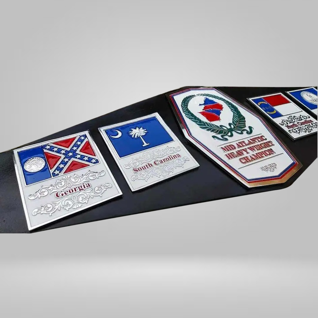 NWA Mid Atlantic Heavyweight Wrestling Championship Title Belt - image 2 | DASH RACEGEAR
