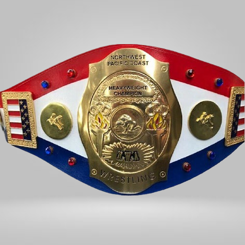 NWA Northwest Pacific Coast Heavyweight Champion belt Eric Pederson Ed Francis - image 1 | DASH RACEGEAR