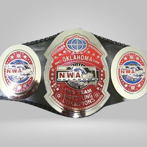 NWA Oklahoma Tag Team Wrestling Champion Belt Old Heavyweight Championship Belt - image 1 | DASH RACEGEAR