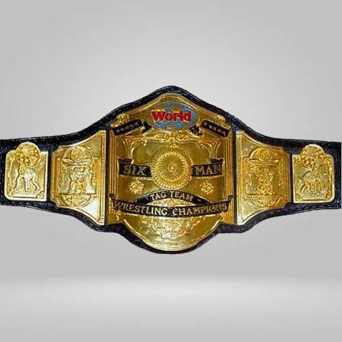 NWA Six Man Tag Team Championship Replica Belt - image 1 | DASH RACEGEAR