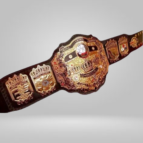 NWA Triple Crown Old School Wrestling Champion Belt Kevin Sullivan Kahagas - image 1 | DASH RACEGEAR
