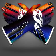 OSAKA Black/Purple/Yellow/Orange - Glove | DASH RACEGEAR