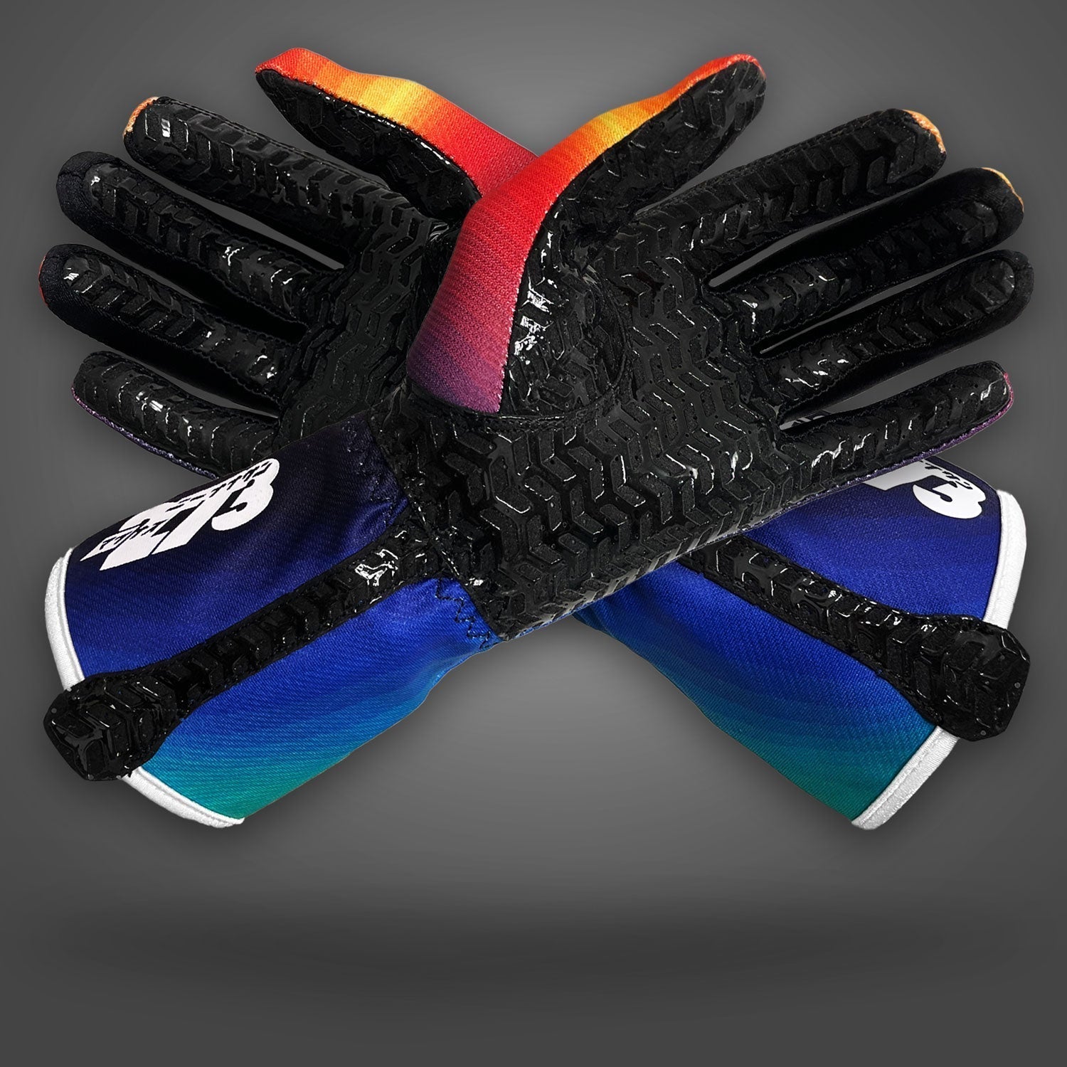 OSAKA Black/Purple/Yellow/Orange - Glove | DASH RACEGEAR