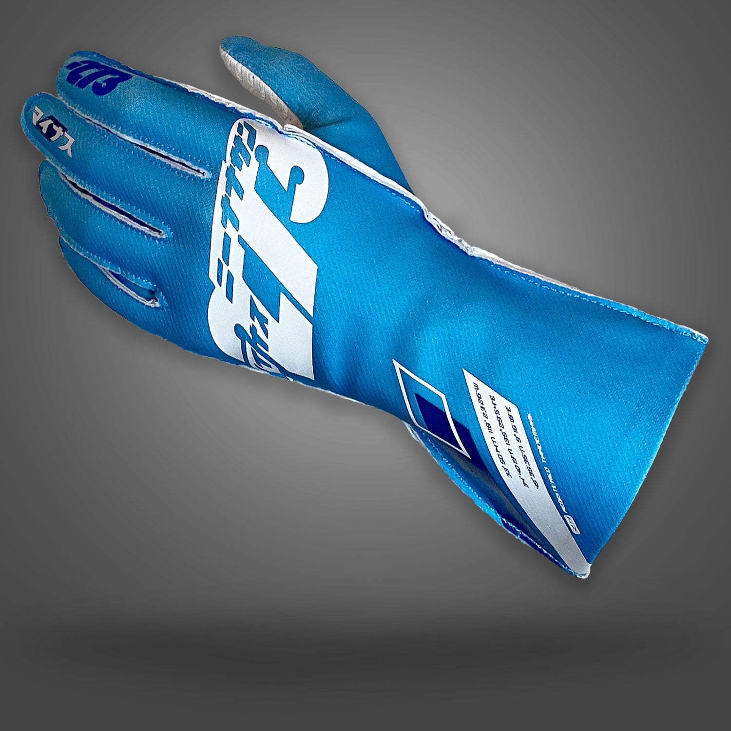 OSAKA Cyan Blue/White - Glove | DASH RACEGEAR