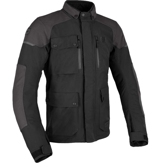 Oxford Barkston D2D Waterproof Textile Jacket - Black by Oxford Clothing - clearance motorcycle jacket