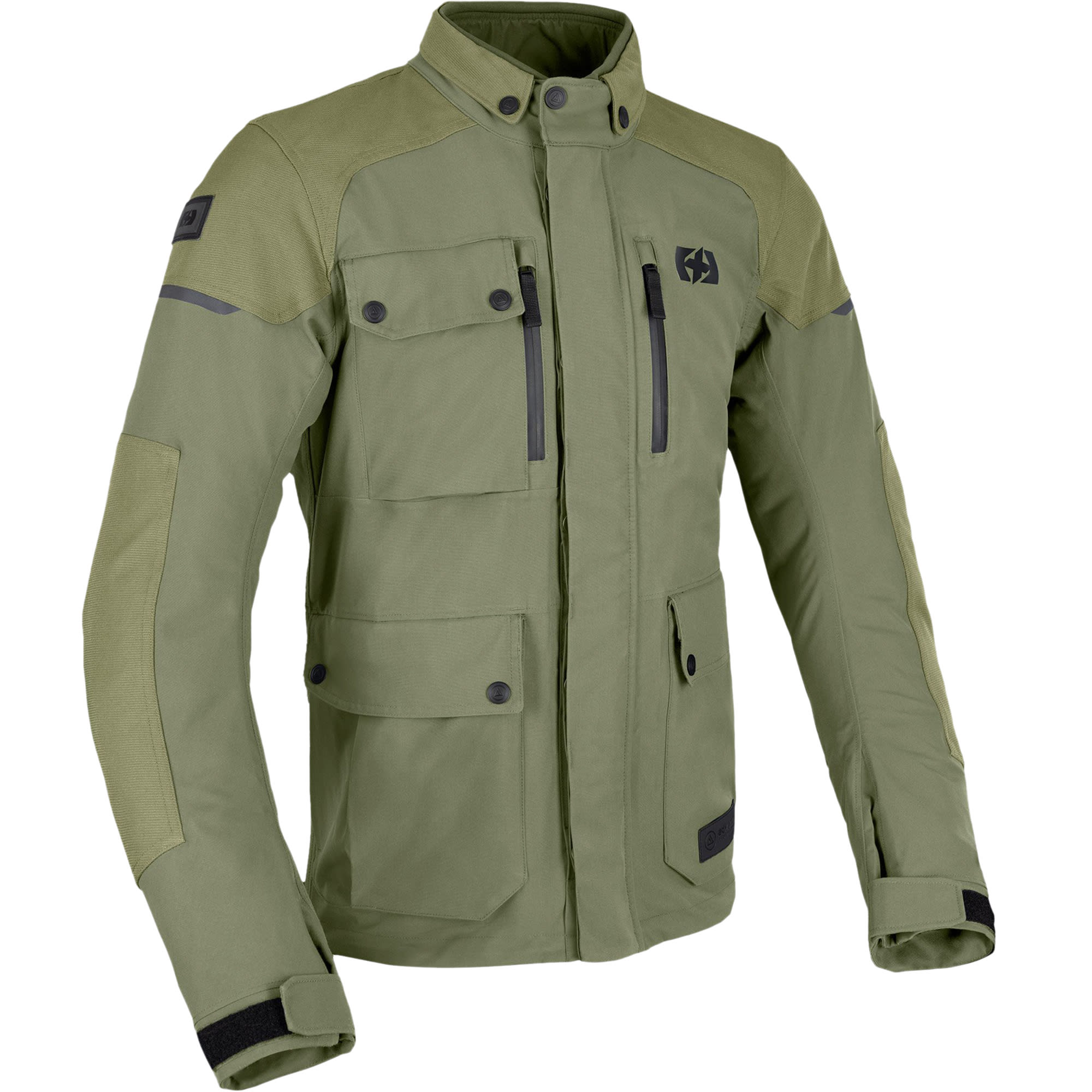 Oxford Barkston D2D Waterproof Textile Jacket - Khaki by Oxford Clothing - clearance motorcycle jacket