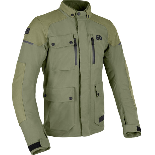 Oxford Barkston D2D Waterproof Textile Jacket - Khaki by Oxford Clothing - clearance motorcycle jacket