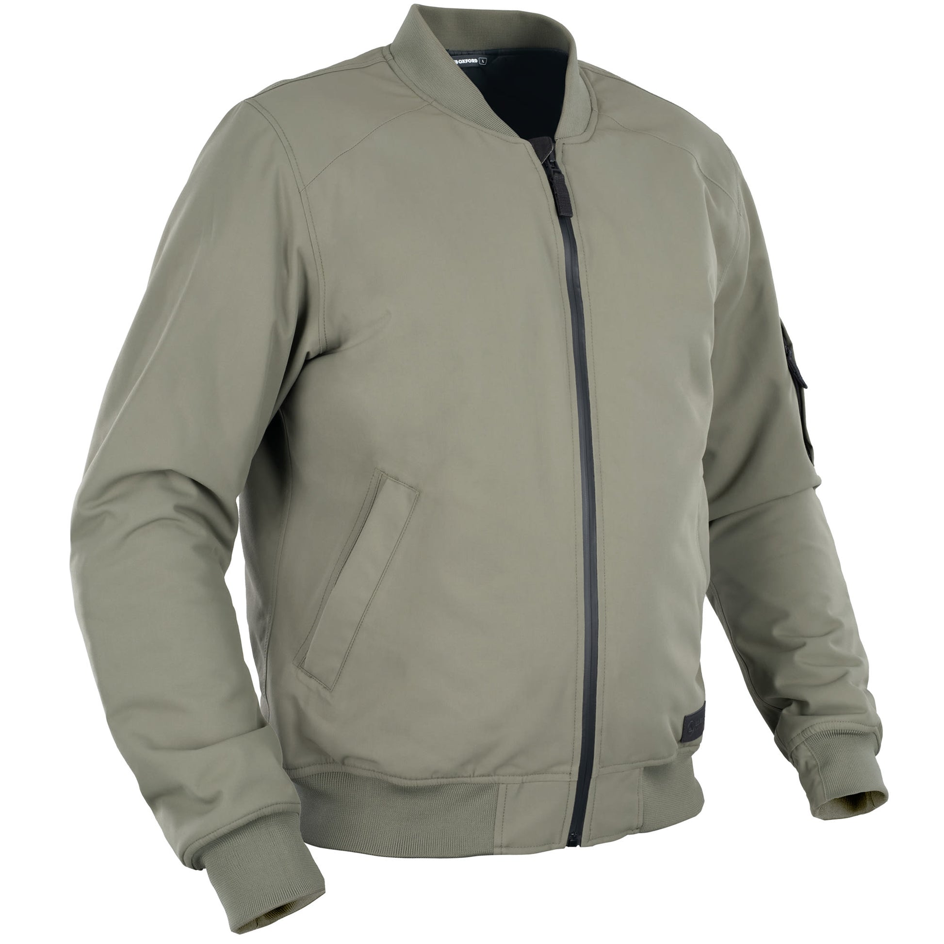 Oxford Bomber D2D Textile Jacket - Khaki by Oxford Clothing - clearance motorcycle jacket