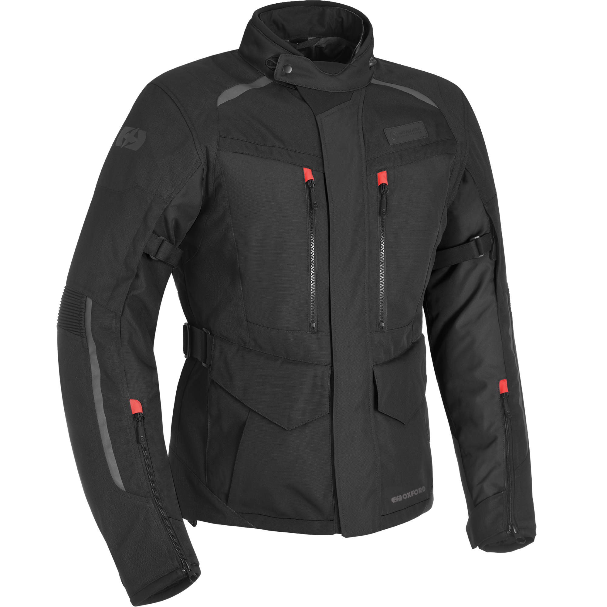 Oxford Continental Advanced Textile Jacket - Tech Black by Oxford Clothing - clearance motorcycle jacket