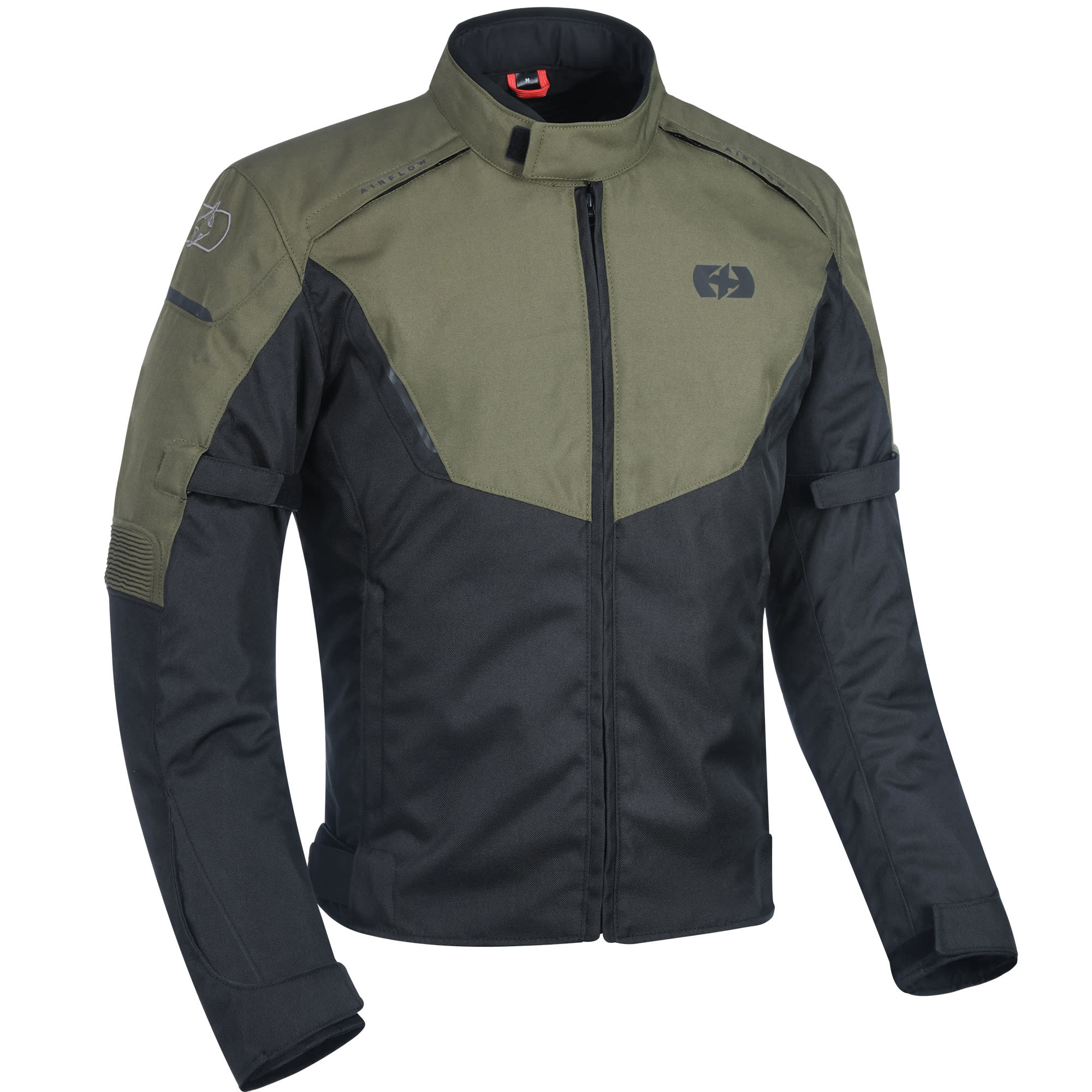 Oxford Delta 1.0 Textile Jacket - Black / Green by Oxford Clothing - clearance motorcycle jacket
