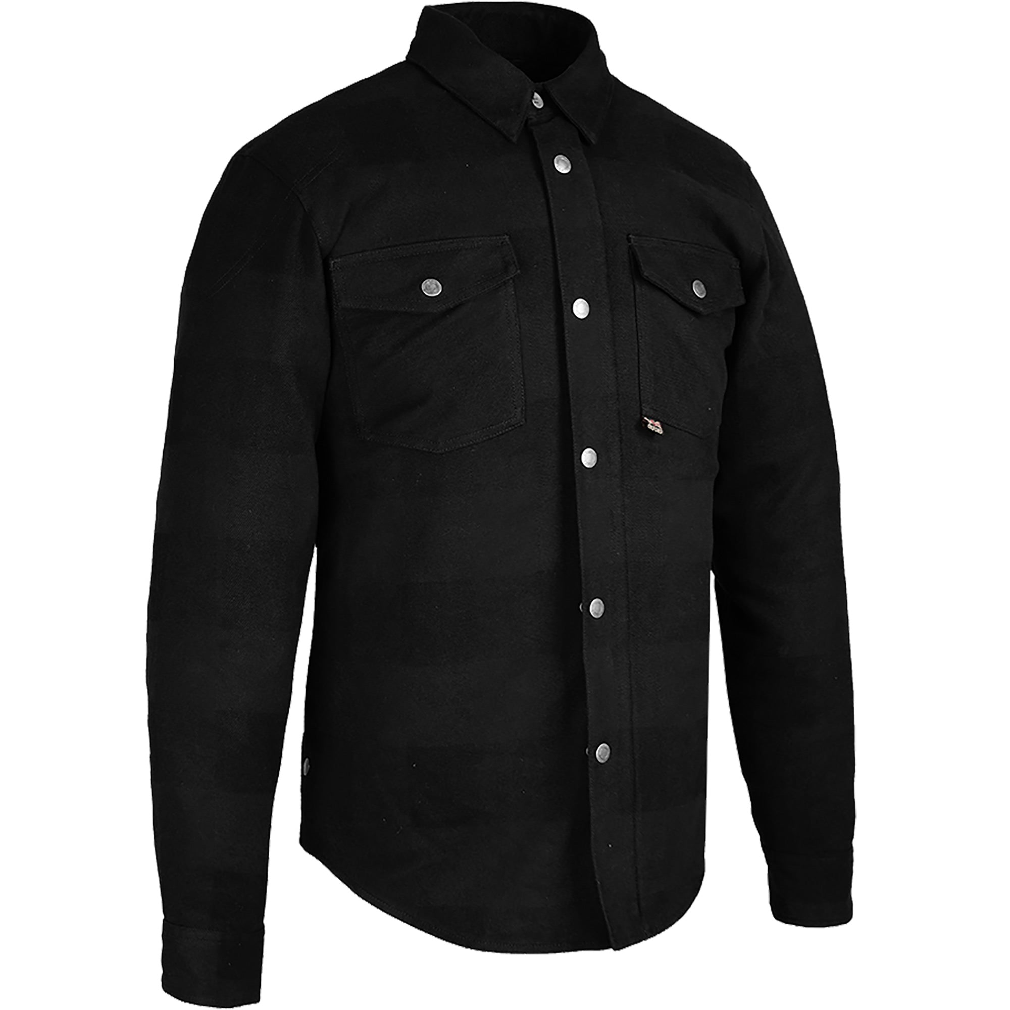 Oxford Kickback 2.0 Aramid Fibre Riding Shirt - Black by Oxford Clothing - clearance motorcycle jacket