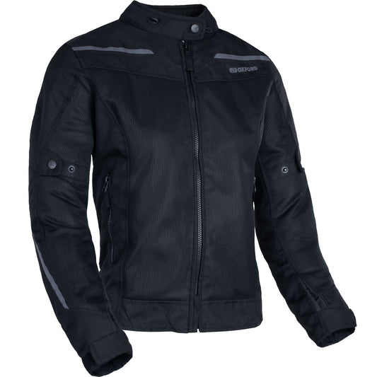 Oxford Ladies Arizona 1.0 Air Textile Jacket - Stealth Black by Oxford Clothing - clearance motorcycle jacket