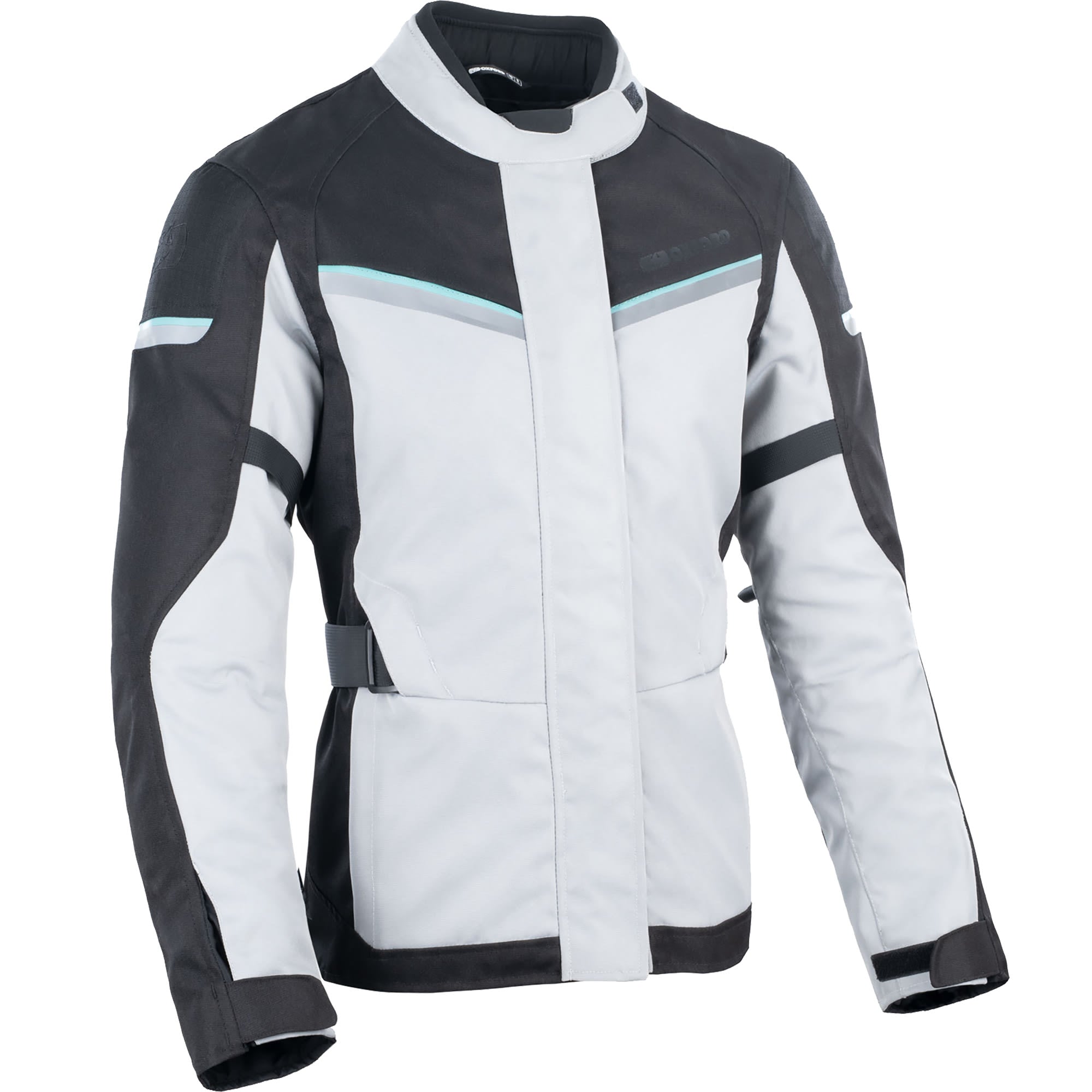 Oxford Ladies Dakota 3.0 Textile Jacket - Arctic / Black / Teal by Oxford Clothing - clearance motorcycle jacket