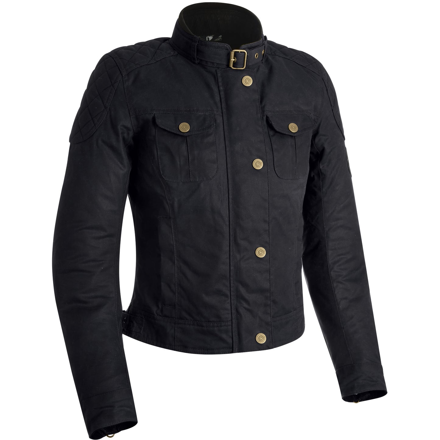 Oxford Ladies Holwell 1.0 Wax Textile Jacket - Black by Oxford Clothing - clearance motorcycle jacket