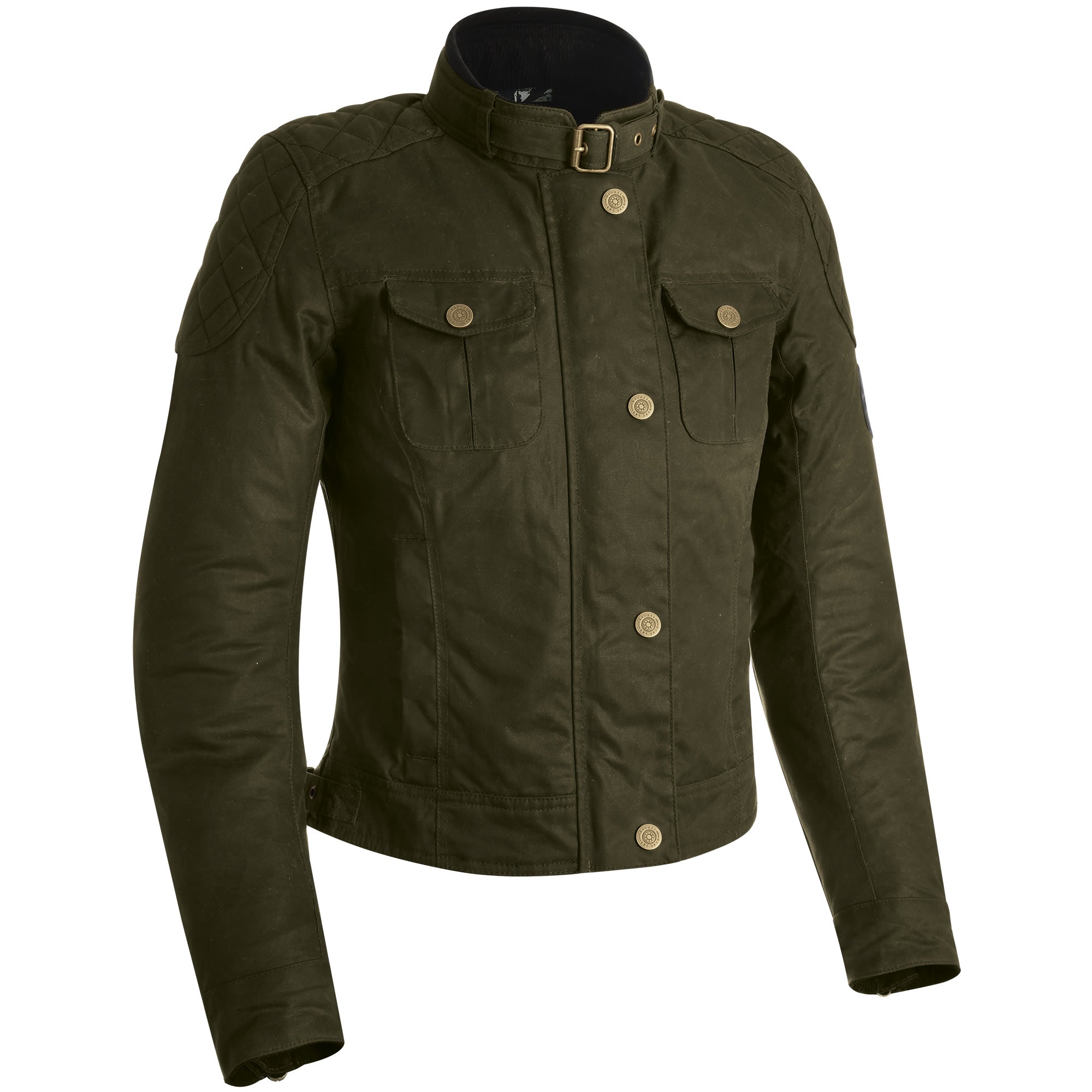 Oxford Ladies Holwell 1.0 Wax Textile Jacket - Green by Oxford Clothing - clearance motorcycle jacket