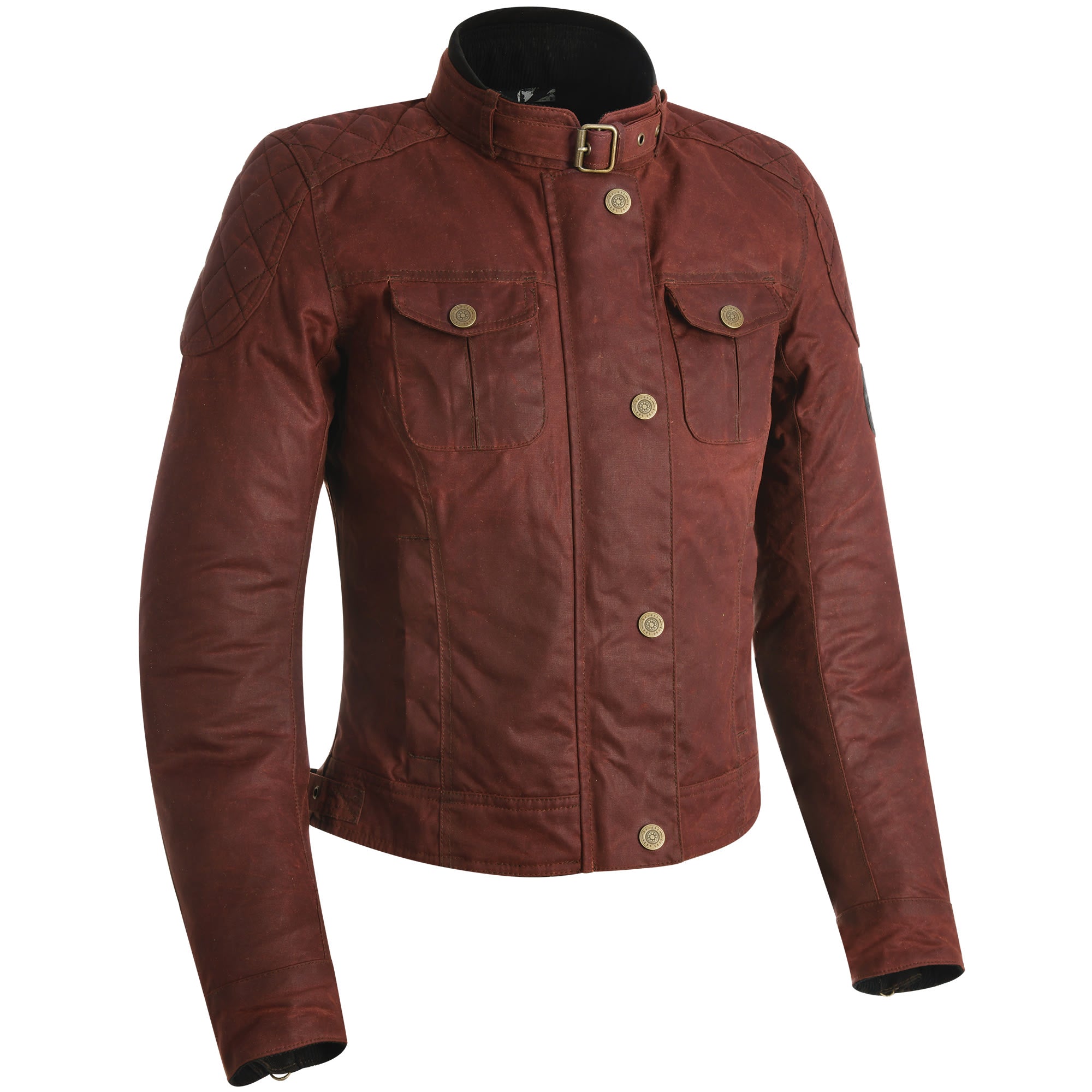 Oxford Ladies Holwell 1.0 Wax Textile Jacket - Red by Oxford Clothing - clearance motorcycle jacket