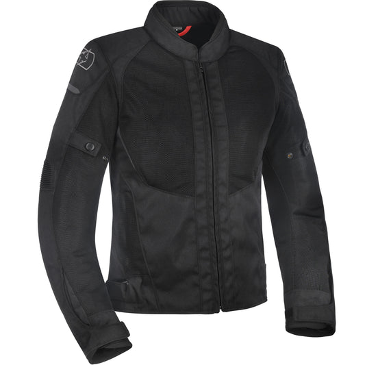 Oxford Ladies Iota 1.0 Air Textile Jacket - Stealth Black by Oxford Clothing - clearance motorcycle jacket