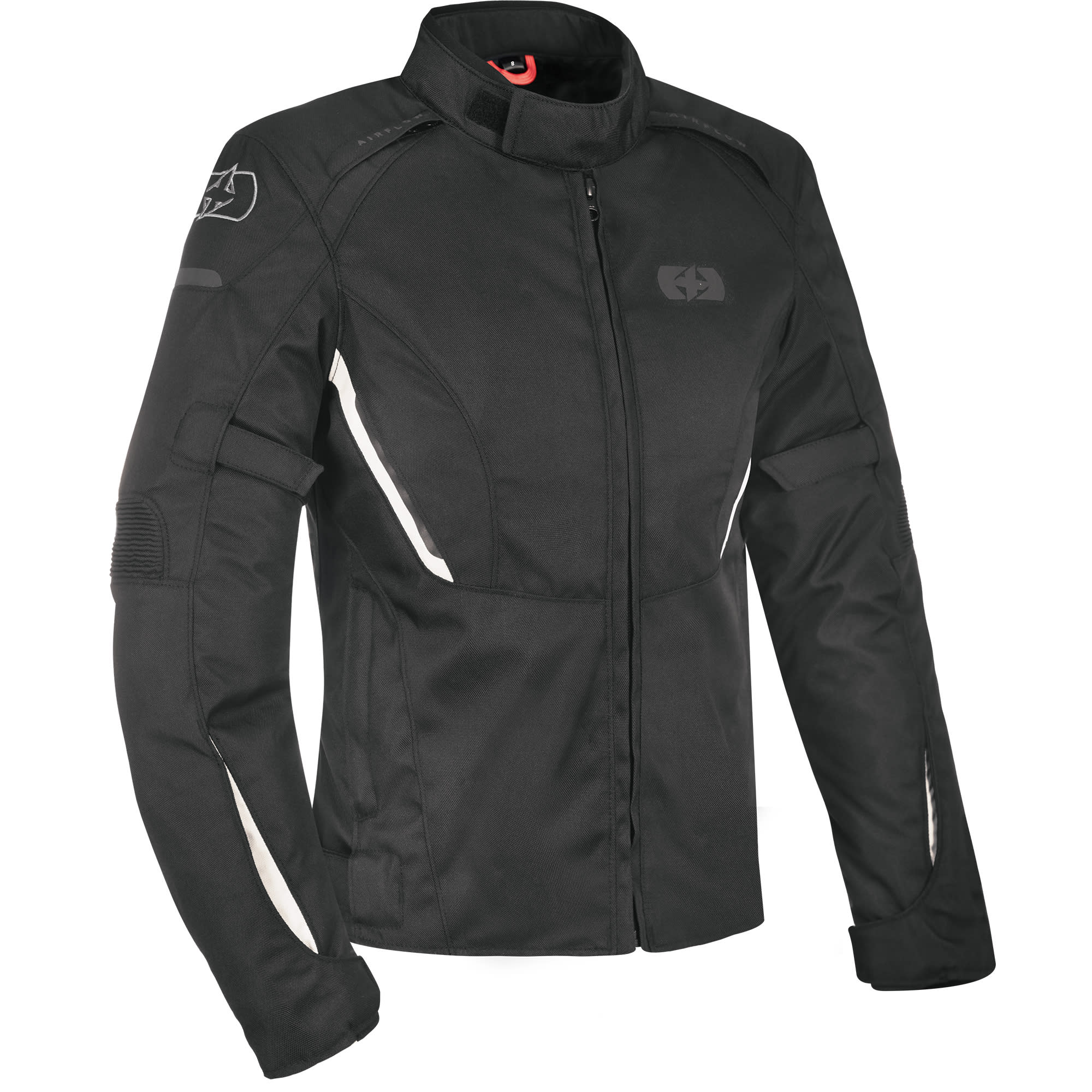 Oxford Ladies Iota 1.0 Textile Jacket - Black / White by Oxford Clothing - clearance motorcycle jacket