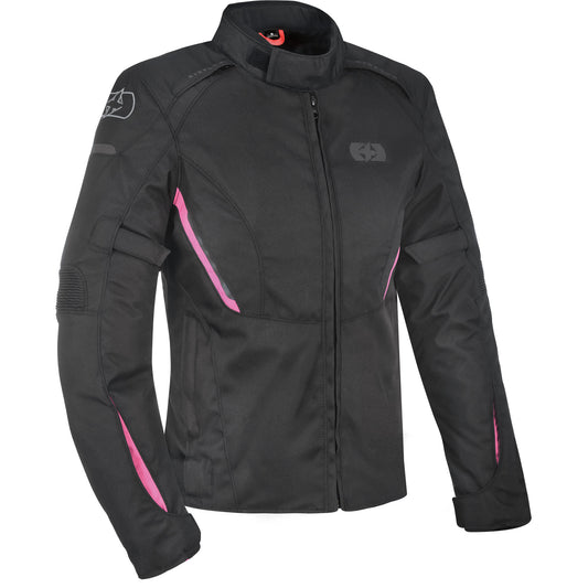 Oxford Ladies Iota 1.0 Textile Jacket - Pink / Black by Oxford Clothing - clearance motorcycle jacket