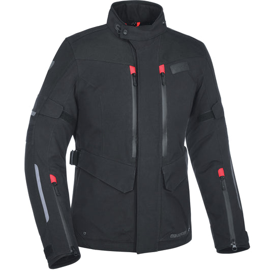 Oxford Ladies Mondial Textile Jacket - Tech Black by Oxford Clothing - clearance motorcycle jacket