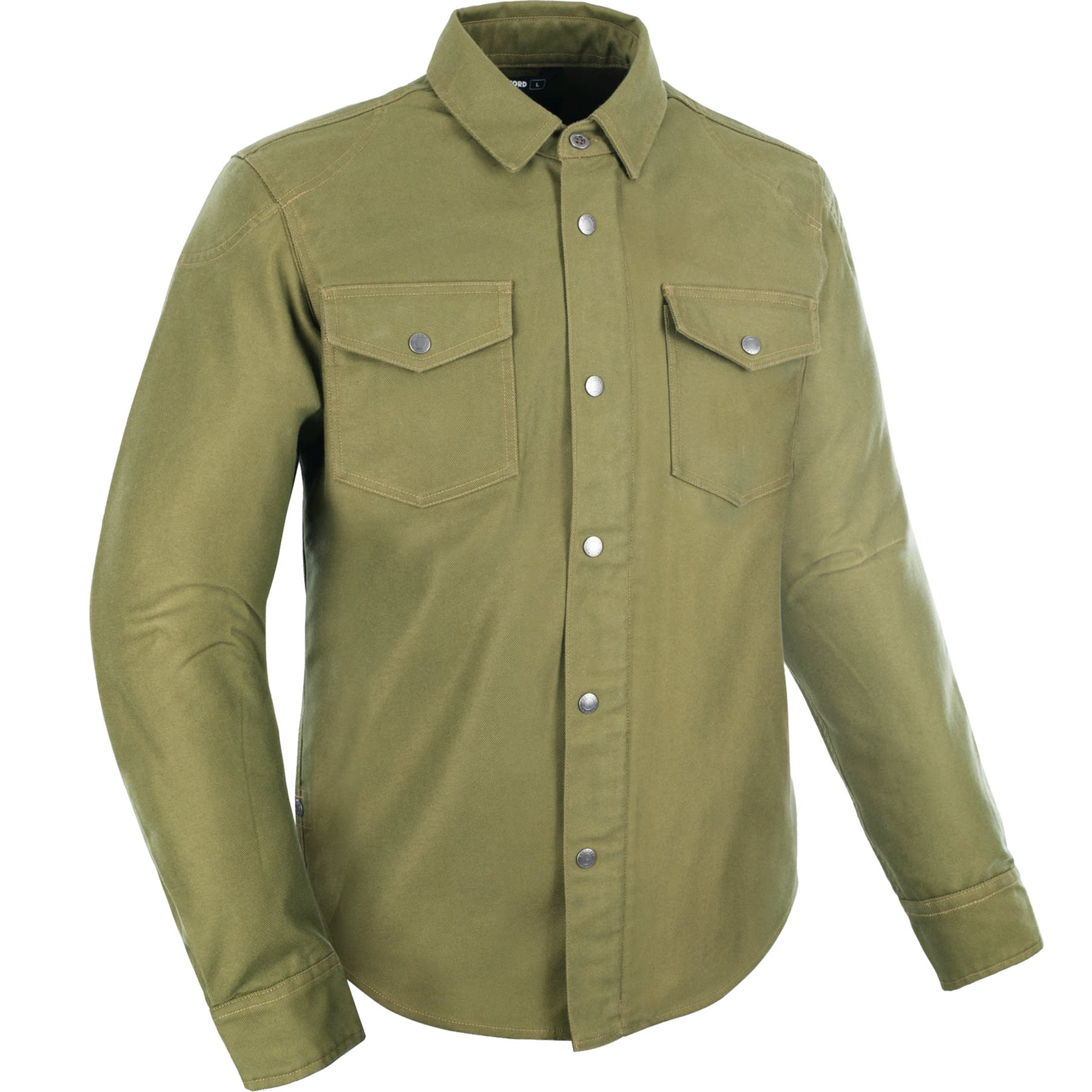 Oxford Original Approved AA Riding Shirt - Khaki by Oxford Clothing - clearance motorcycle jacket