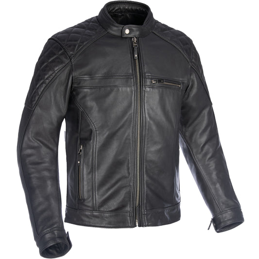Oxford Route 73 2.0 Leather Jacket - Black by Oxford Clothing - clearance motorcycle jacket