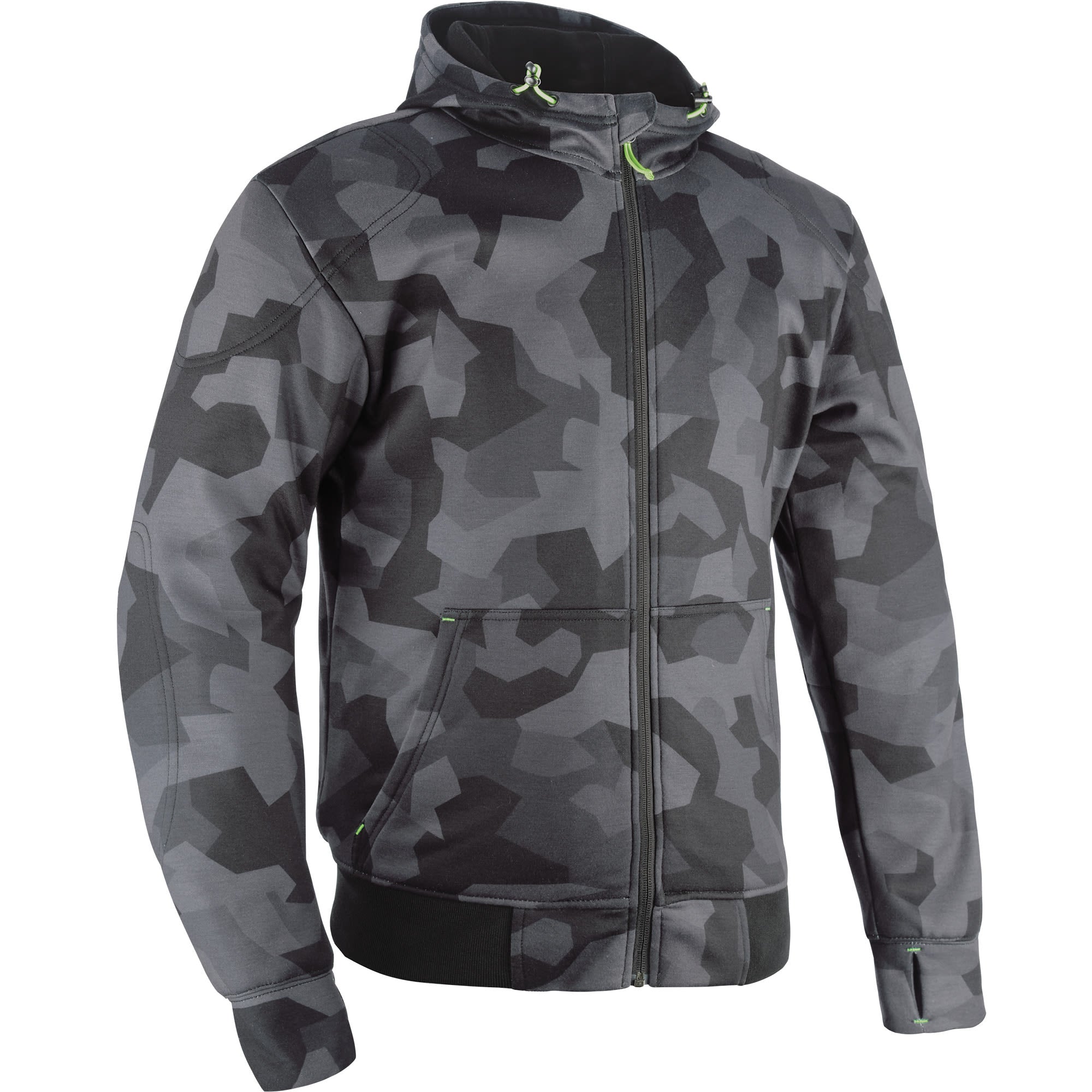 Oxford Super Hoodie 2.0 - Grey / Camo by Oxford Clothing - clearance motorcycle jacket