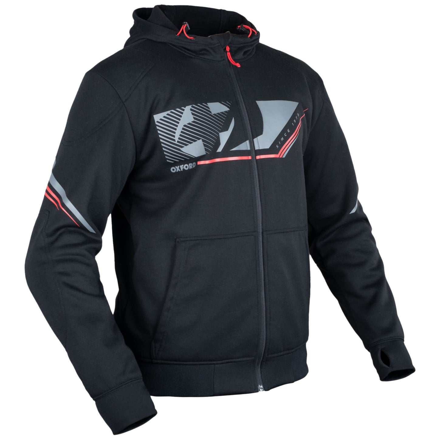 Oxford Super Hoodie 2.0 - Sports Black by Oxford Clothing - clearance motorcycle jacket