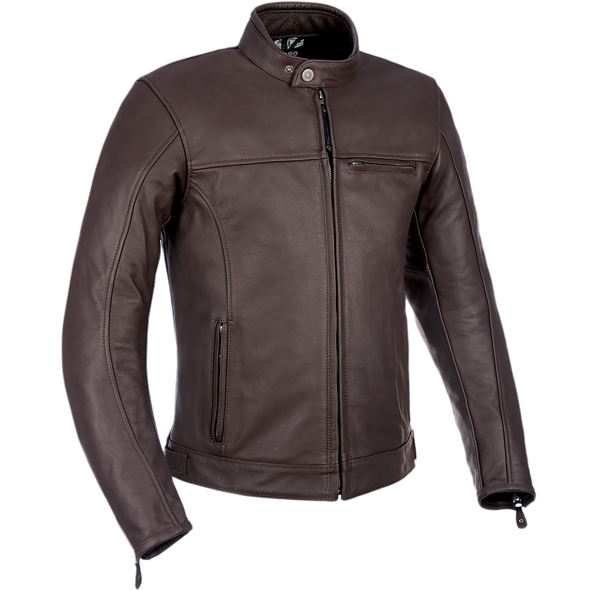 Oxford Walton Leather Jacket - Brown by Oxford Clothing - clearance motorcycle jacket