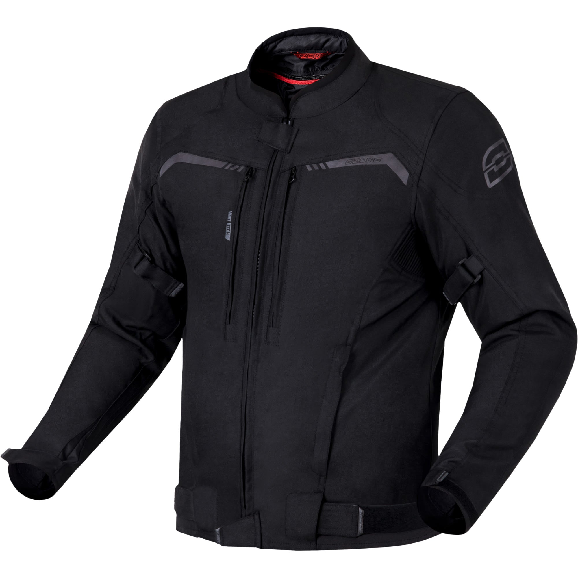 Ozone Street Delta IV Waterproof Textile Jacket - Black by Ozone - clearance motorcycle jacket