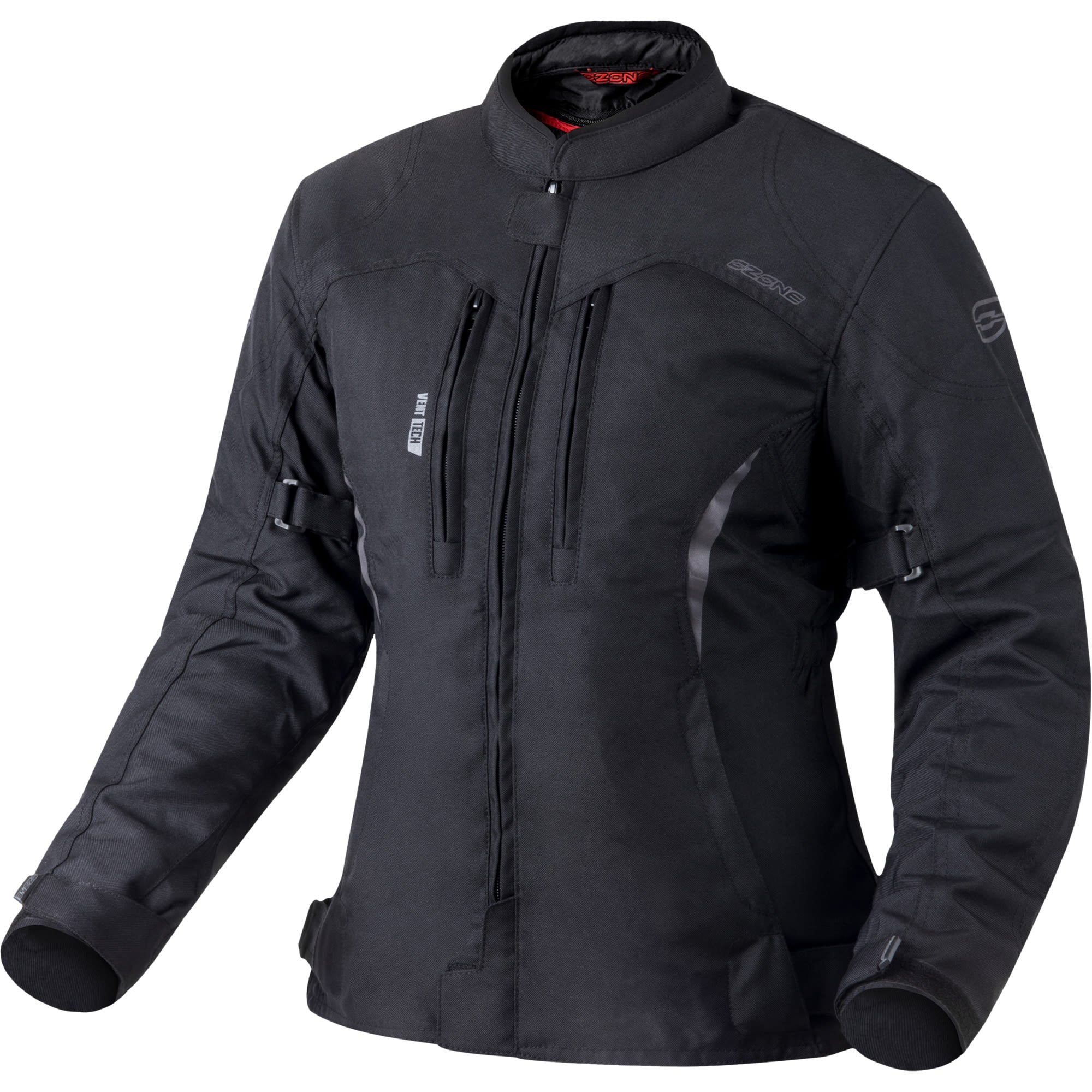 Ozone Street Ladies Delta IV Waterproof Textile Jacket - Black by Ozone - clearance motorcycle jacket