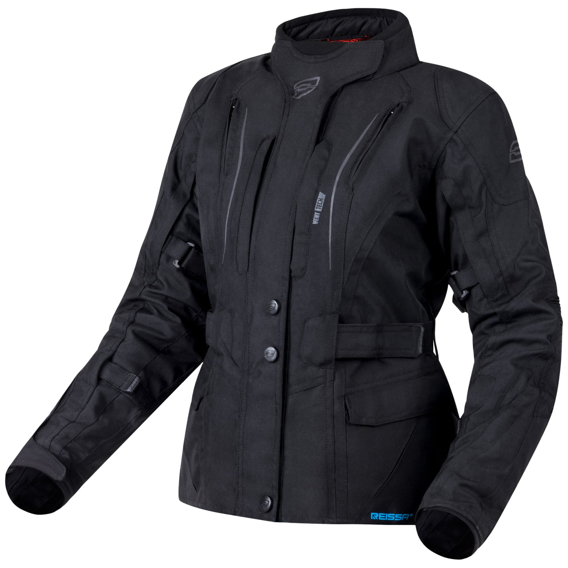 Ozone Tour Sahara Ladies Textile Jacket - Black by Ozone - clearance motorcycle jacket