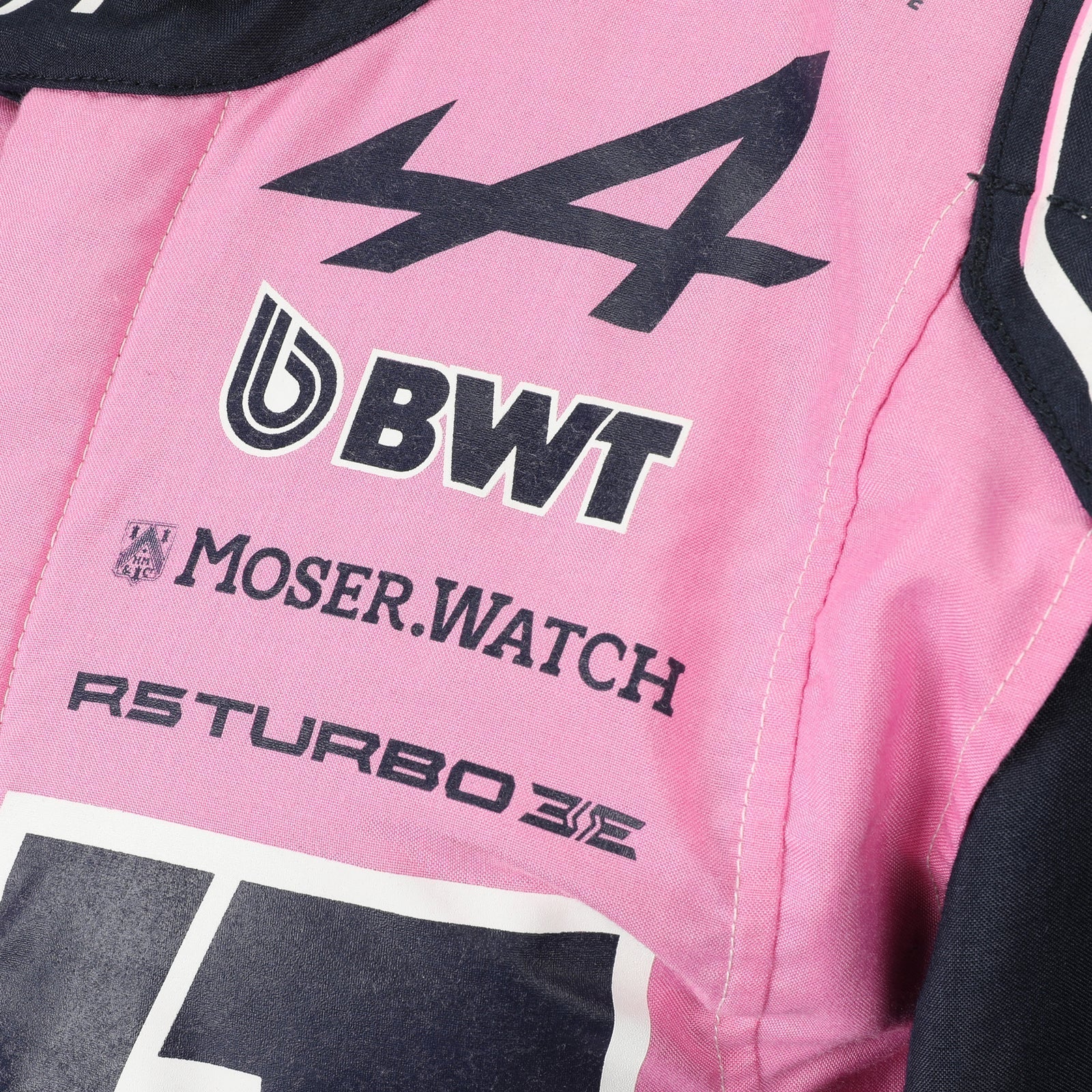  Alpine, BWT and Moser Watch chest logos on Pierre Gasly’s 2026 F1 race suit – Dash Racegear.