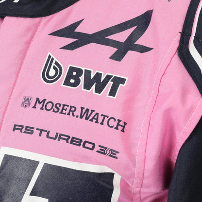  Alpine, BWT and Moser Watch chest logos on Pierre Gasly’s 2026 F1 race suit – Dash Racegear.