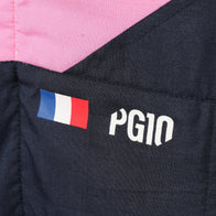 Pierre Gasly PG10 and French flag detail on the 2026 Alpine F1 race suit – Dash Racegear.