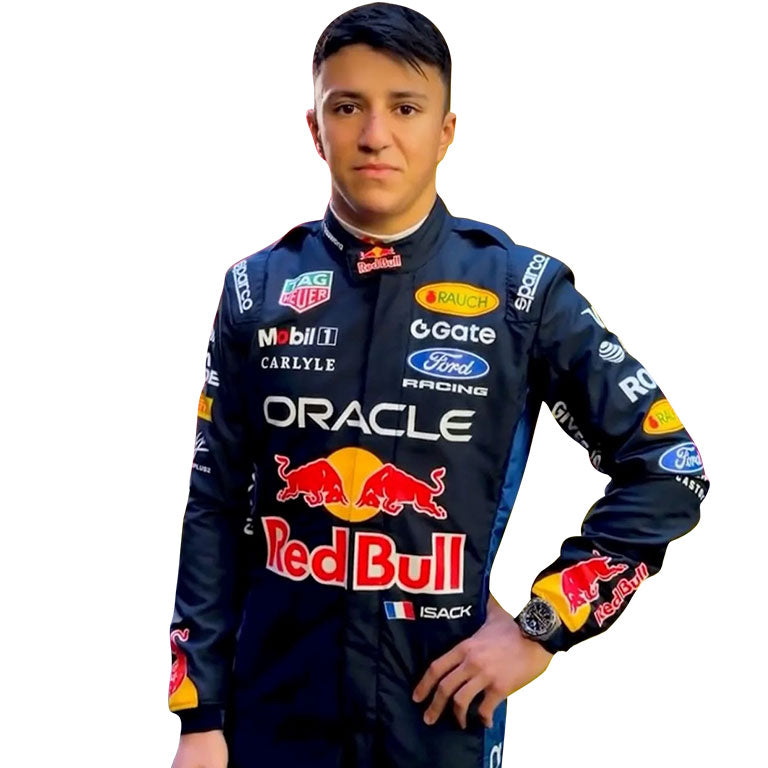 Official Isack Hadjar 2026 Red Bull Racing Suit Replica Dash Racegear product image 1