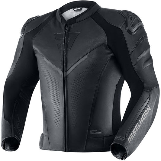 Rebelhorn Fighter Leather Jacket - Black by Rebelhorn - clearance motorcycle jacket