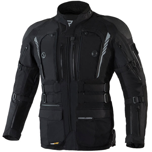 Rebelhorn Patrol Textile Jacket - Black by Rebelhorn - clearance motorcycle jacket
