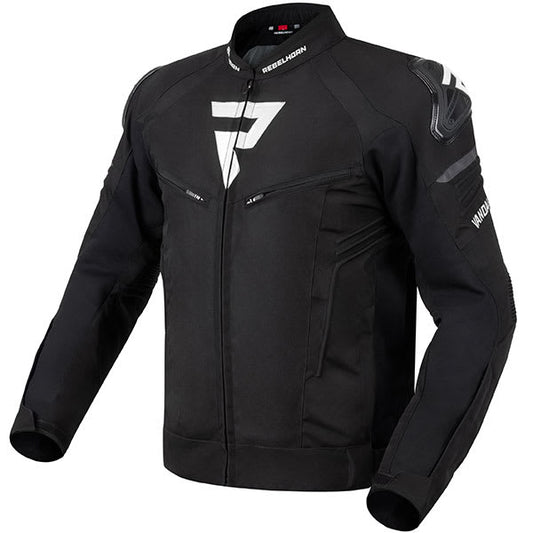 Rebelhorn Vandal Textile Jacket - Black / White by Rebelhorn - clearance motorcycle jacket
