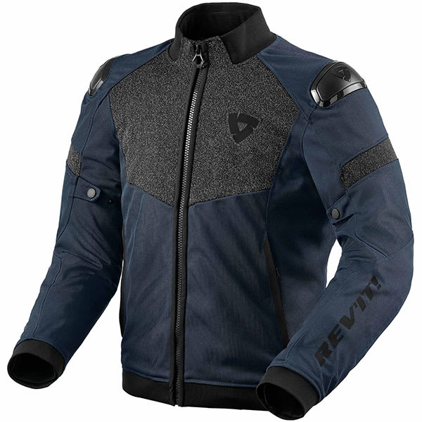 Rev'it Action H2O Textile Jacket - Black / Dark Blue by Rev'it - clearance motorcycle jacket