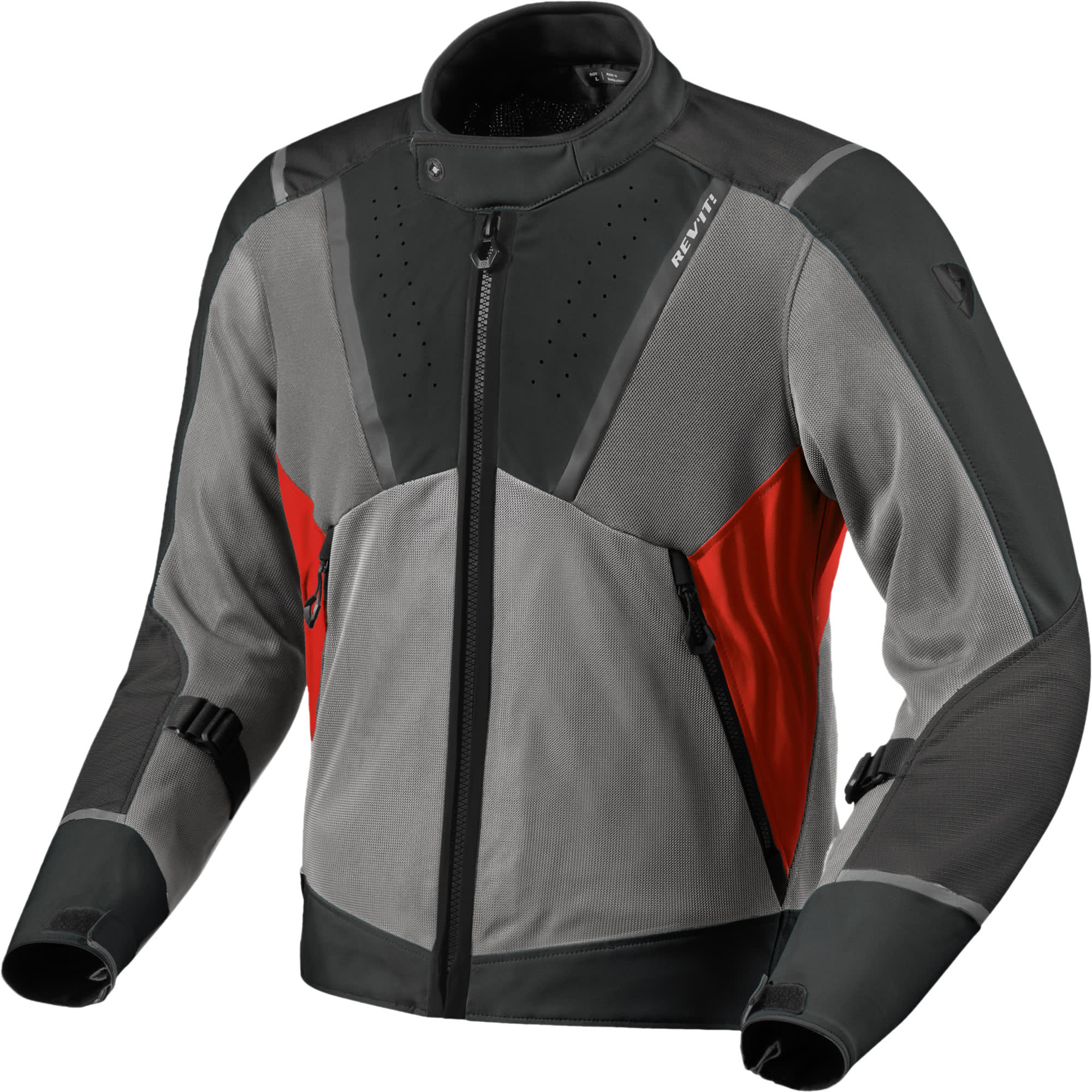 Rev'it Airwave 4 Textile Jacket - Anthracite / Red by Rev'it - clearance motorcycle jacket