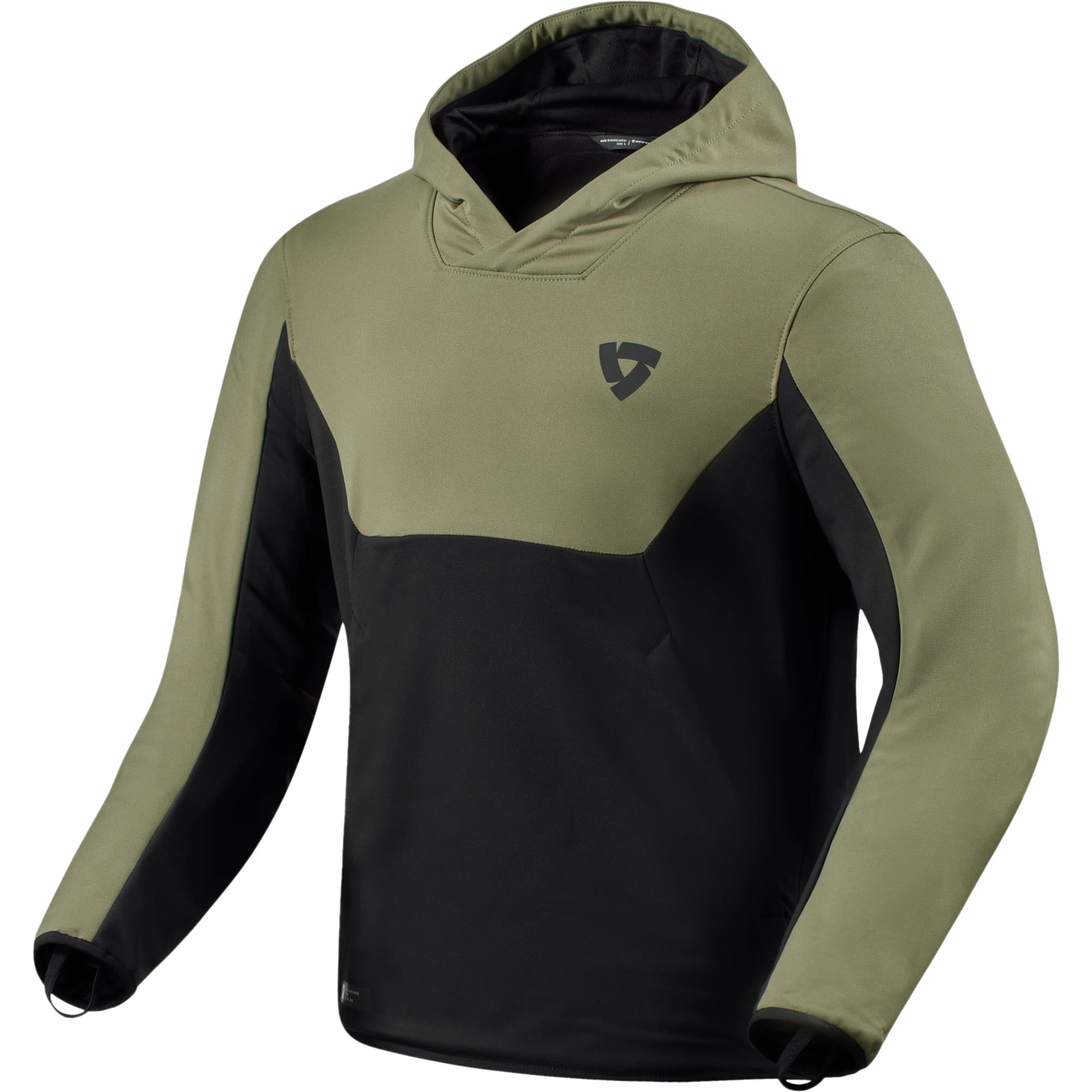 Rev'it Andon Hoodie - Black / Green by Rev'it - clearance motorcycle jacket