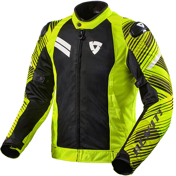 Rev'it Apex Air H2O Textile Jacket - Neon Yellow / Black by Rev'it - clearance motorcycle jacket