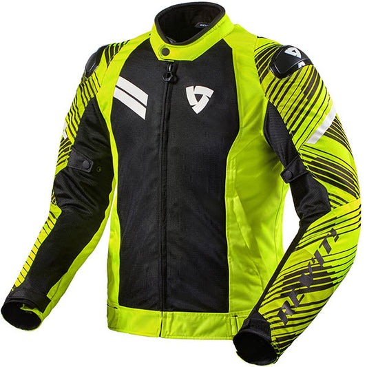Rev'it Apex Air H2O Textile Jacket - Neon Yellow / Black by Rev'it - clearance motorcycle jacket