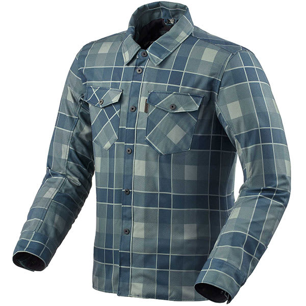 Rev'it Bison 2 H2O Overshirt - Dark Navy by Rev'it - clearance motorcycle jacket