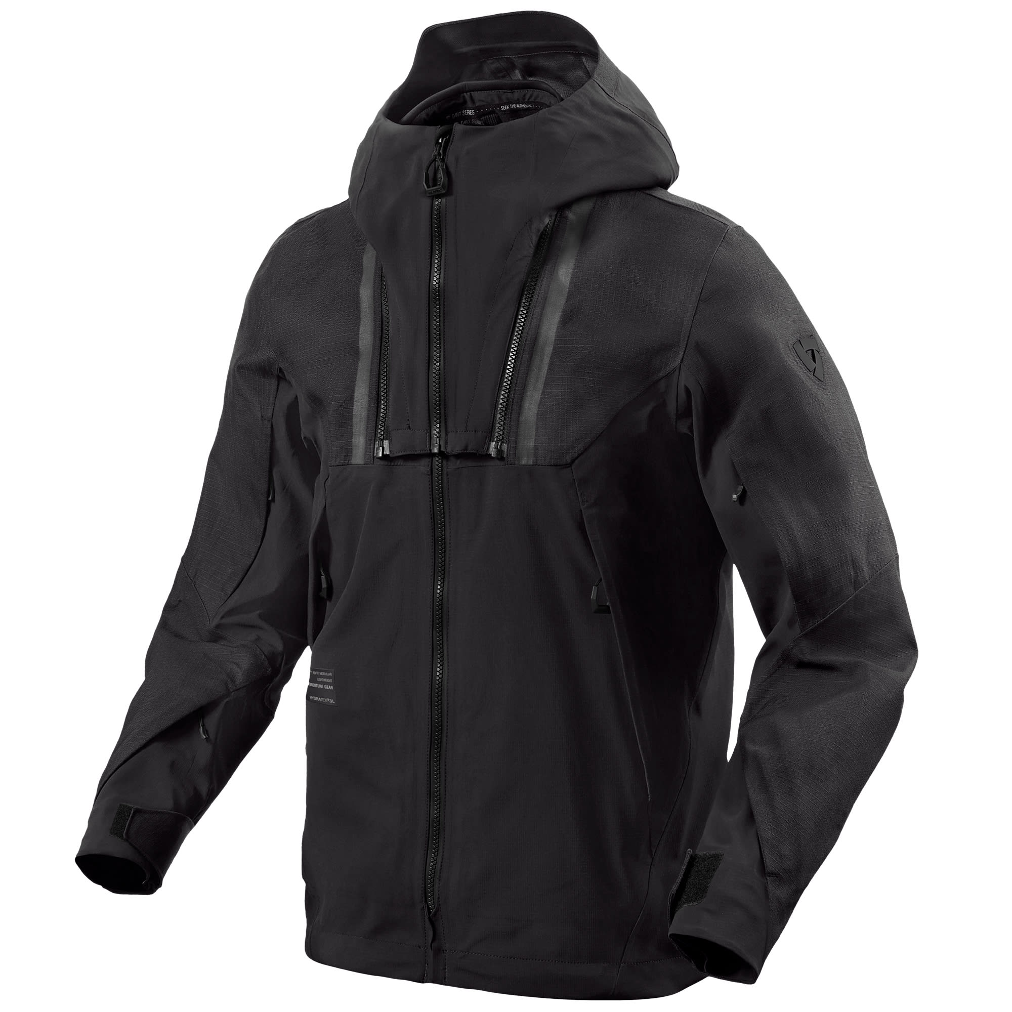 Rev'it Component 2 H2O Textile Jacket - Black by Rev'it - clearance motorcycle jacket